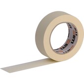 Flachkreppband, natur, 19 mm x 50 m